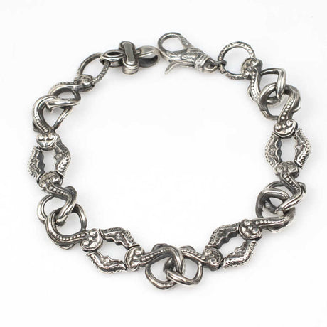 Premium 925 Sterling Silver Black Rhodium Antique Bracelet