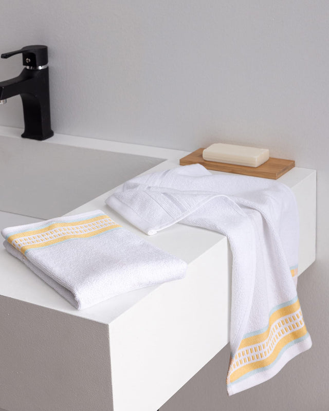 100% Cotton Hand Towel Set - Ultra Soft & Absorbent