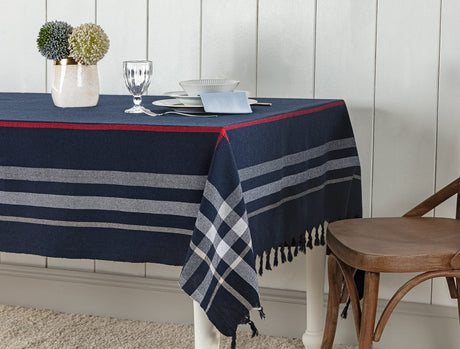 Cotton Blend Tablecloth - Classic & Versatile Dining