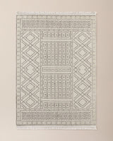 Foison Cream Area Rug - Soft Modern Carpet for Living Room