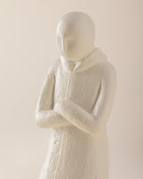 Resin Bookend - Elegant Soft Grey Decor for Contemporary Spaces