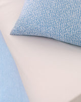 100% Cotton King Size Duvet Cover Set - Orpen Crepe Weave