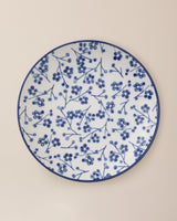Nuevo Plato de Porcelana Bone China - Diseño de Ángel Azul Soñador