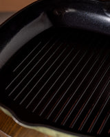 16 cm Non-Stick Grill Pan for Stovetop, Green Cookware