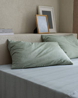 Cotton Blend Double Bed Sheet Set - Soft Ranforce Weave Comfort
