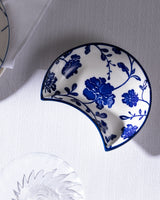 New Bone China Plate - Rêve Bleu Sauvage Blue & White