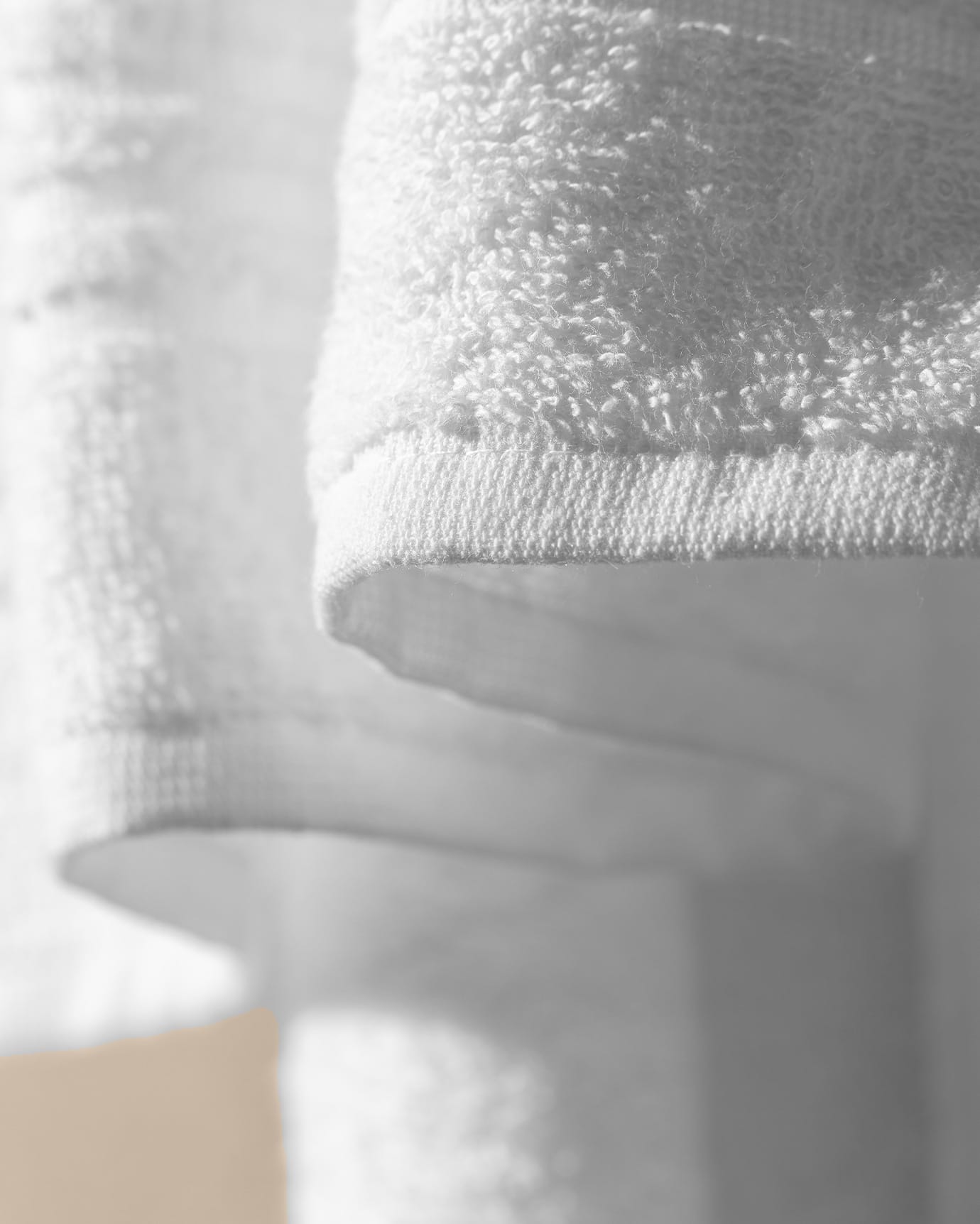 Soft and Absorbent Cotton Blend Bath Towel - White
