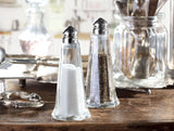 Glass 2-Piece Salt & Pepper Shaker Set - Modern Minimalist