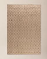 Textured Silk Relief Area Rug - Mink Taupe