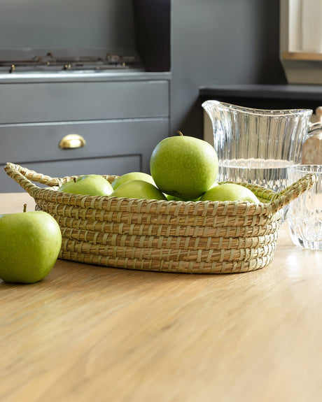 Natural Wicker Storage Basket - Elegant Handwoven Margau Design