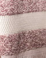Yarn Dyed Cotton Face Towel - Soft & Absorbent - Powder Pink - 50x85 cm