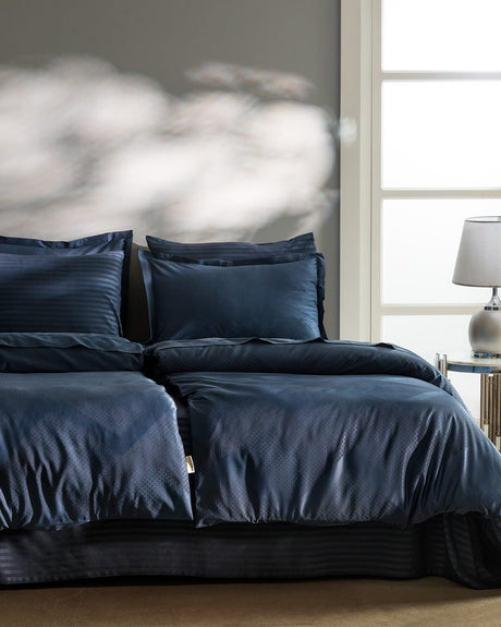 Diyon Jacquard Sateen Duvet Cover Bedding Set