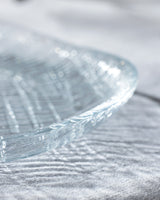 Clear Glass Oval Serving Platter - Modern Tableware Design