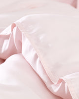 Tencel Queen Duvet Cover Bedding Set - Powder Pink