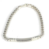 Premium 925 Sterling Silver Onyx Detailed Bracelet