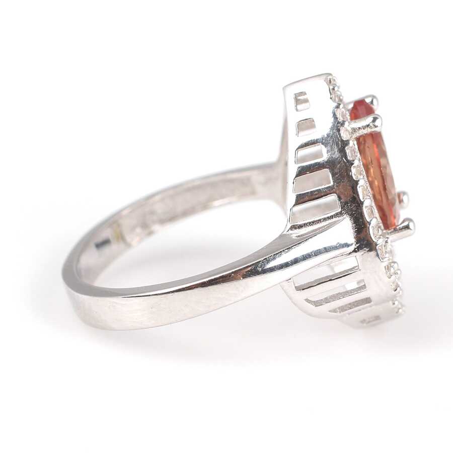Sterling Silver Teardrop Zultanite Ring - Color Change Gemstone