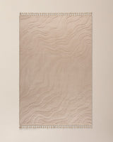Embossed Textured Area Rug - Modern Plush Floor Carpet