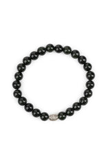 Green Star Natural Stone Silver Bracelet - Inner Strength & Focus