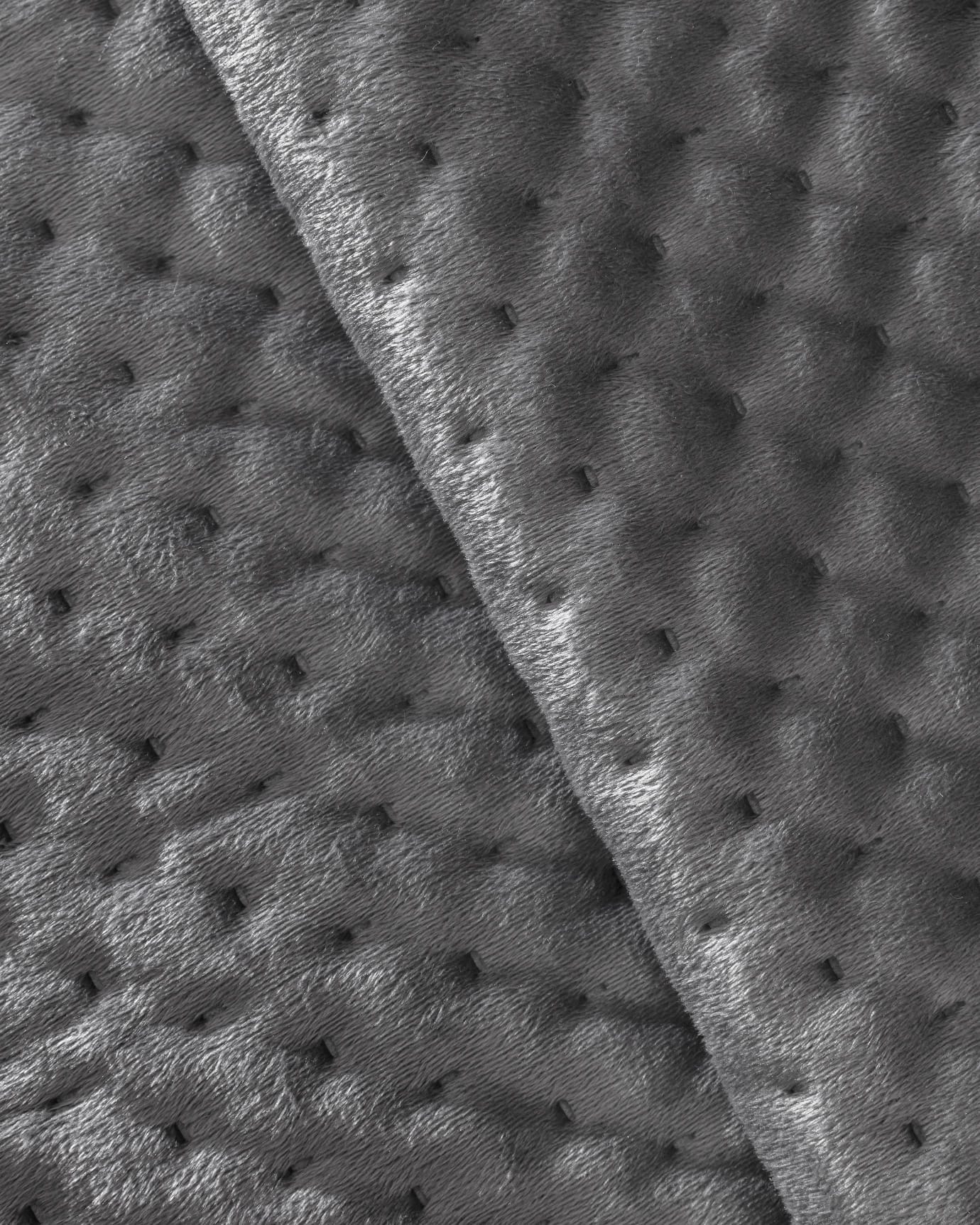 Boulogne Velvet Quilted Bedspread - Double Size Luxury