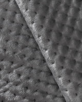 Boulogne Velvet Quilted Bedspread - Double Size Luxury