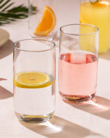 Clear Glass 4-Piece Drinking Glass Set - Musette Collection
