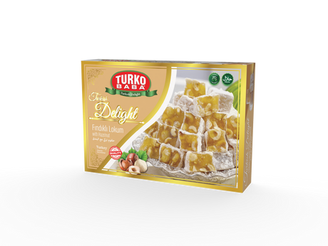 TURKOBABA Premium Powdered Hazelnut Lokum - 225g