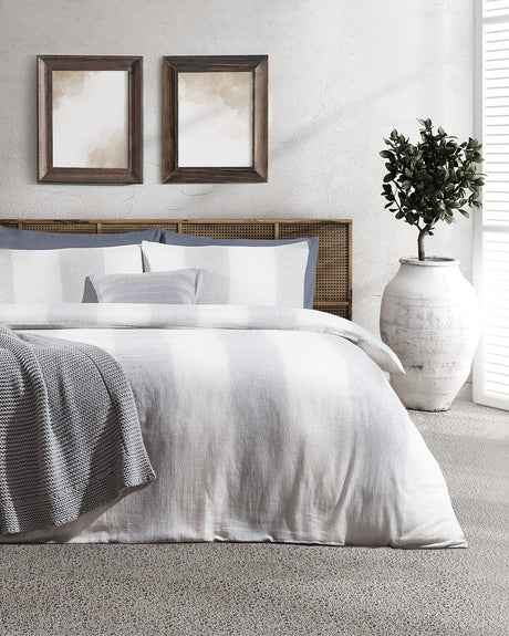 Berthe Dobby Weave Full/Queen Duvet Cover Set
