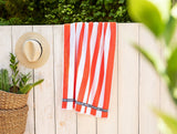 Soft Cotton Beach Towel - Vibrant Yarn-Dyed Design