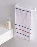Cotton Blend Face Towel - Borage-Inspired Two-Tone Design