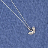 Premium 925 Sterling Silver Bird Pendant Necklace