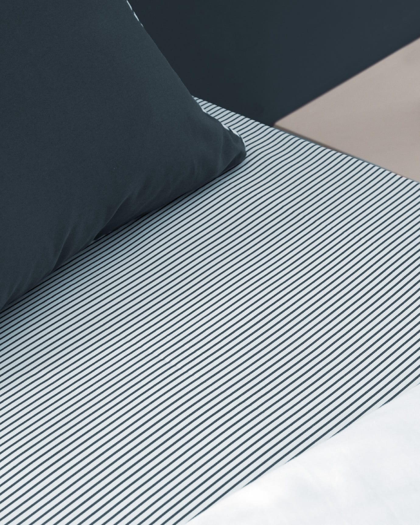 100% Cotton Double Duvet Cover Set - Printed Sateen Weave