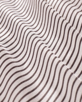 King Size 100% Cotton Sateen Bedding Set, Printed Plum & White - 208 TC