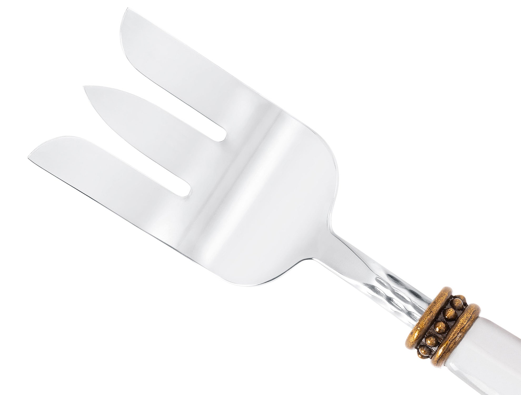 Ceramic Handle Stainless Steel Serving Fork - Rêve Bleu Design