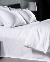 Luxury 100% Cotton Sateen King Size - Striped Duvet Cover Set