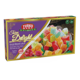 TURKOBABA Premium Mixed Fruit Turkish Delight Assortment - 400g