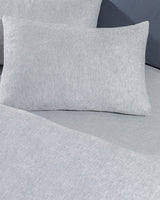 Viscose Blend Double Duvet Cover Set - Jacquard Weave Design
