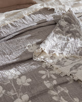 100% Cotton Quilted Bedspread - Soft & Textured Design