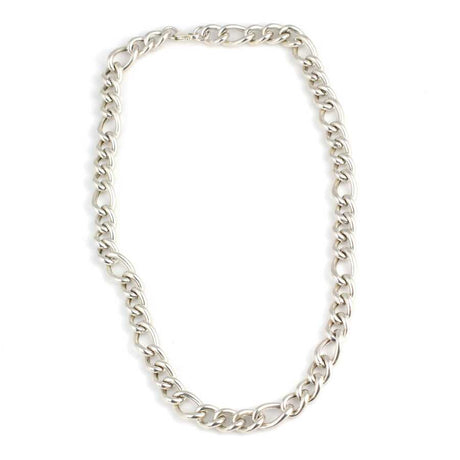 925 Sterling Silver Hollow Figaro Chain Necklace - Elegant Everyday