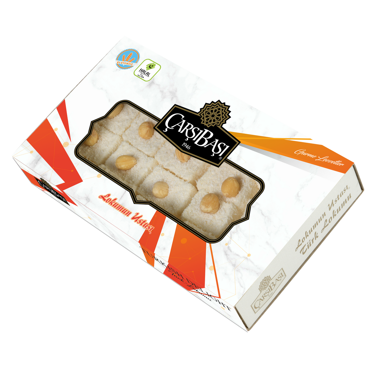 カルシバシ プレミアム グルテンフリー スルタン トルコ風デザート ヘーゼルナッツ入り - 500g ボックス