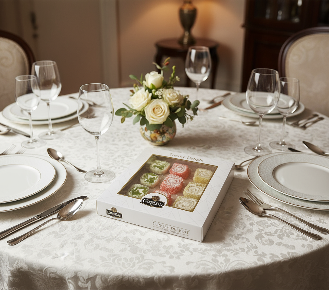 Carsibasi プレミアムアソートフルーツフレーバー ロールドデライト - 300g ギフトボックス