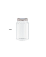 Borosilicate Glass Food Storage Jar, 690 ml Clear Kitchen Container