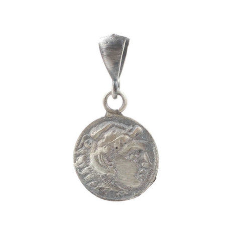 925 Sterling Silver Caesar Medallion Pendant