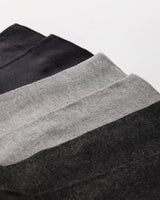 Viscose Blend Men's Ankle Socks 3-Pack - Anthracite/Grey