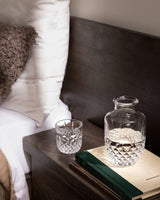 High-Quality Clear Glass Bedside Carafe - Elegant Audrey Design