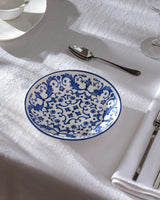 New Bone China Dining Plate - Reve Bleu Serenity Blue & White