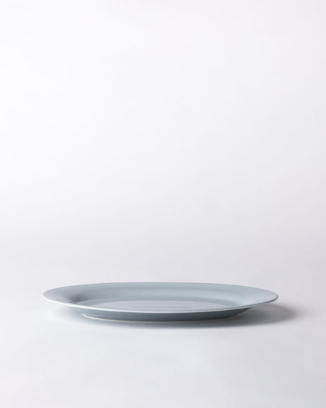 New Bone Porcelain Oval Serving Plate - Elegant Cielo Design