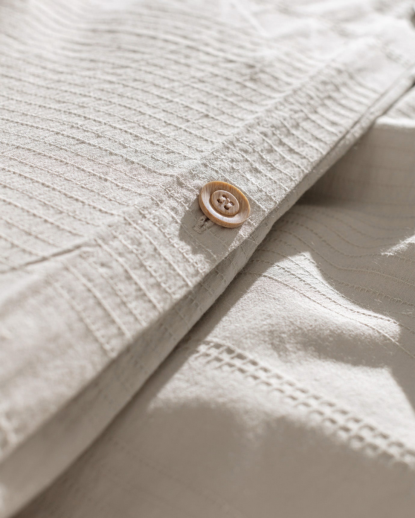 Rosalie 100% Cotton King Size Duvet Set - Textured Dobby Weave