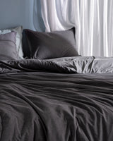 Cotton Blend Single Duvet Set - Soft Jersey & Fitted