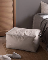Durable Polyester Fabric Storage Organizer - Elegant Floral Pattern for Home
