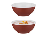 New Bone China 2-Piece Bowl Set - Modern Classic